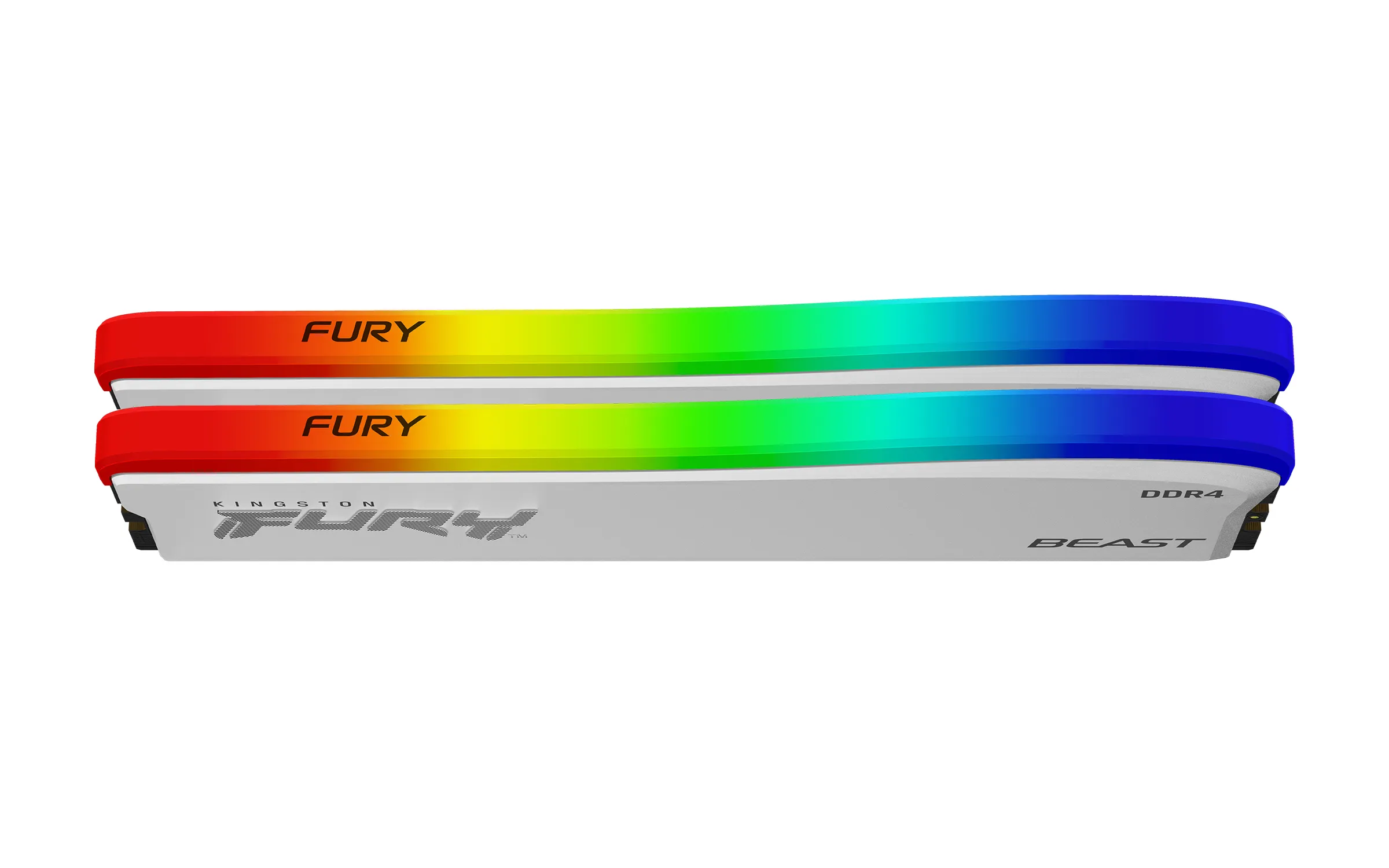 Kingston FURY Beast RGB SE 32 Gt (2 x 16 Gt) DDR4 3600 MHz, CL18 -muisti, Valkoinen