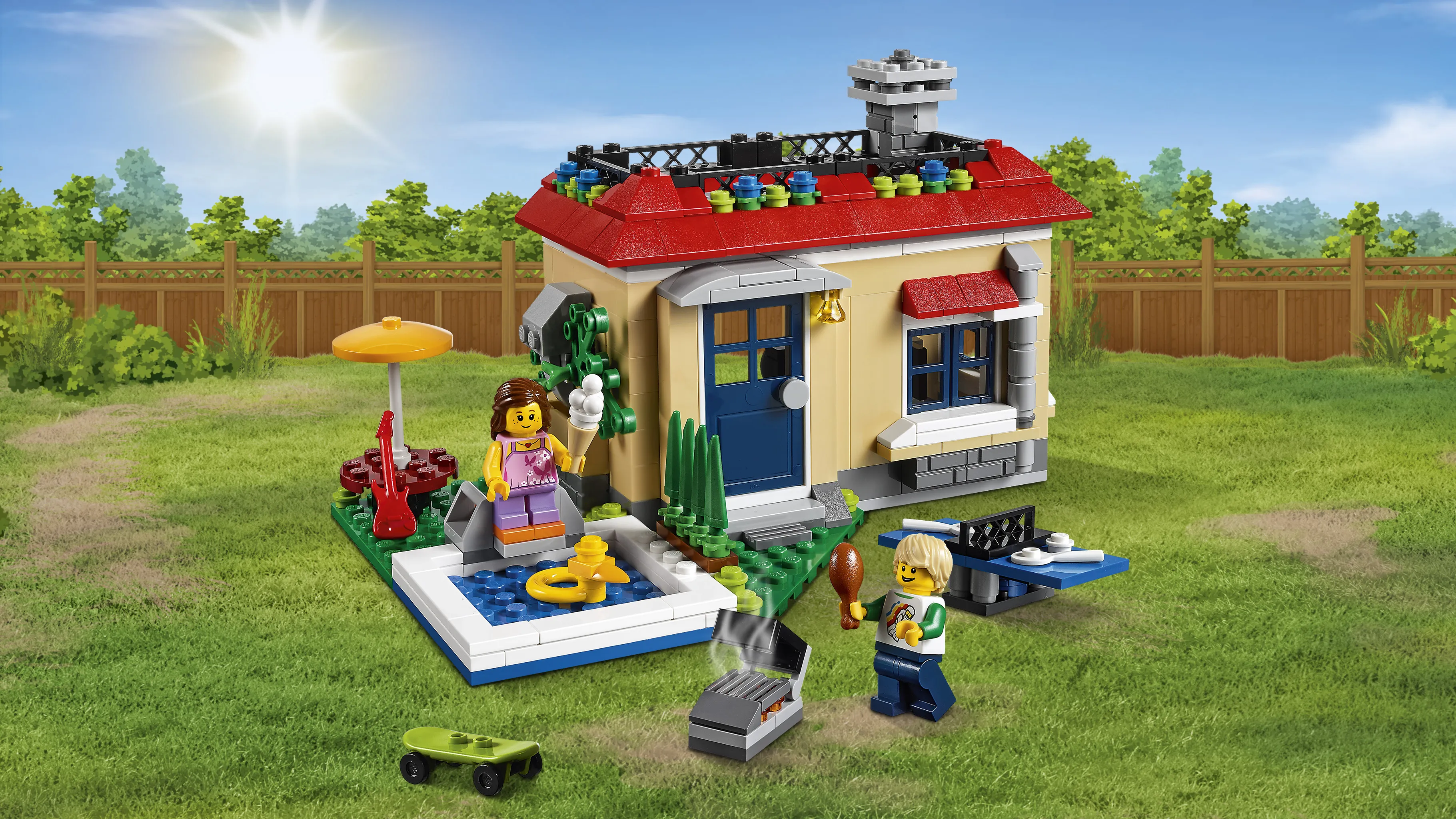 Lego Creator 3-in-1 - Modular Poolside Holiday