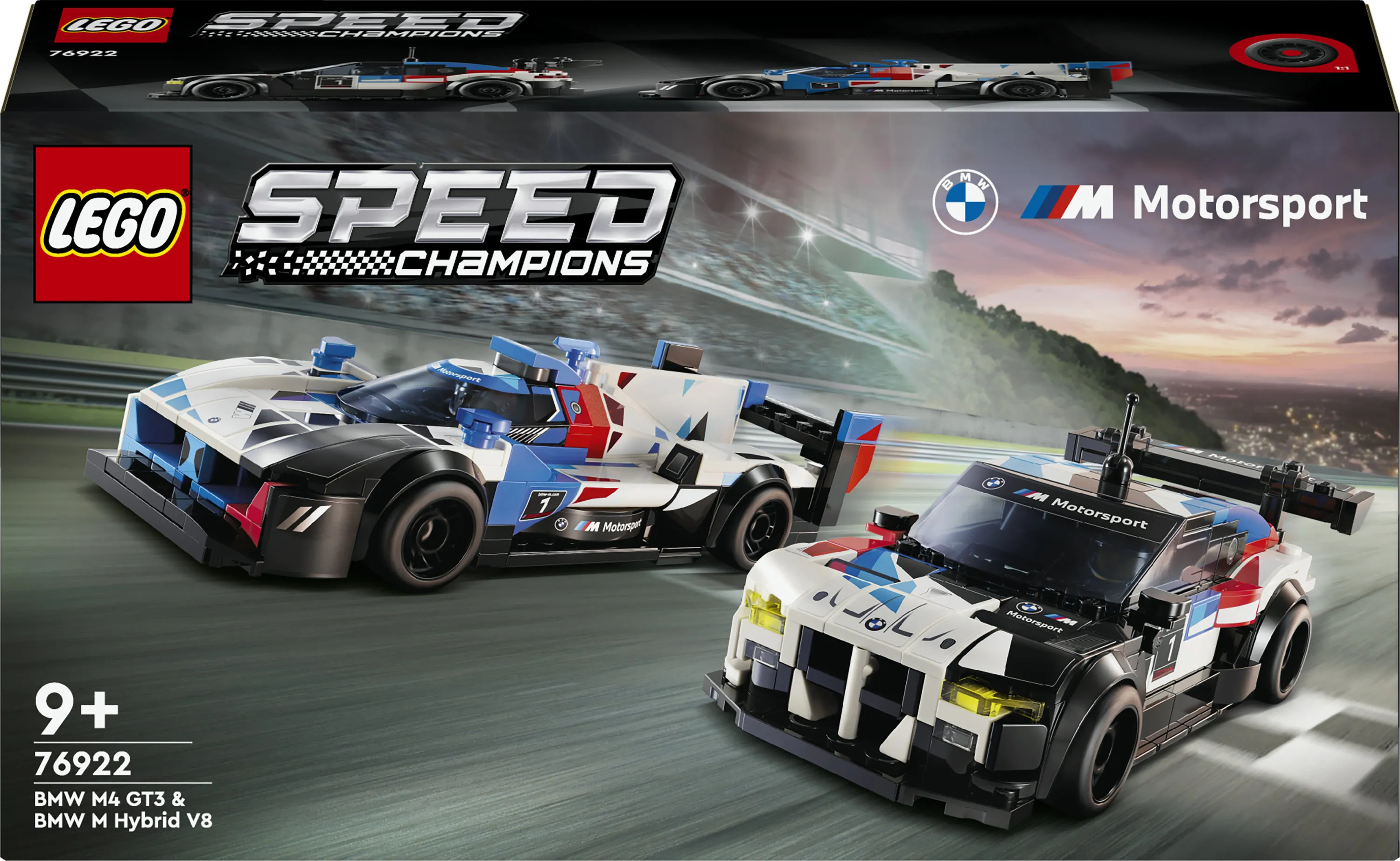 LEGO Speed Champions BMW M4 GT3 and BMW M Hybrid V8 76922