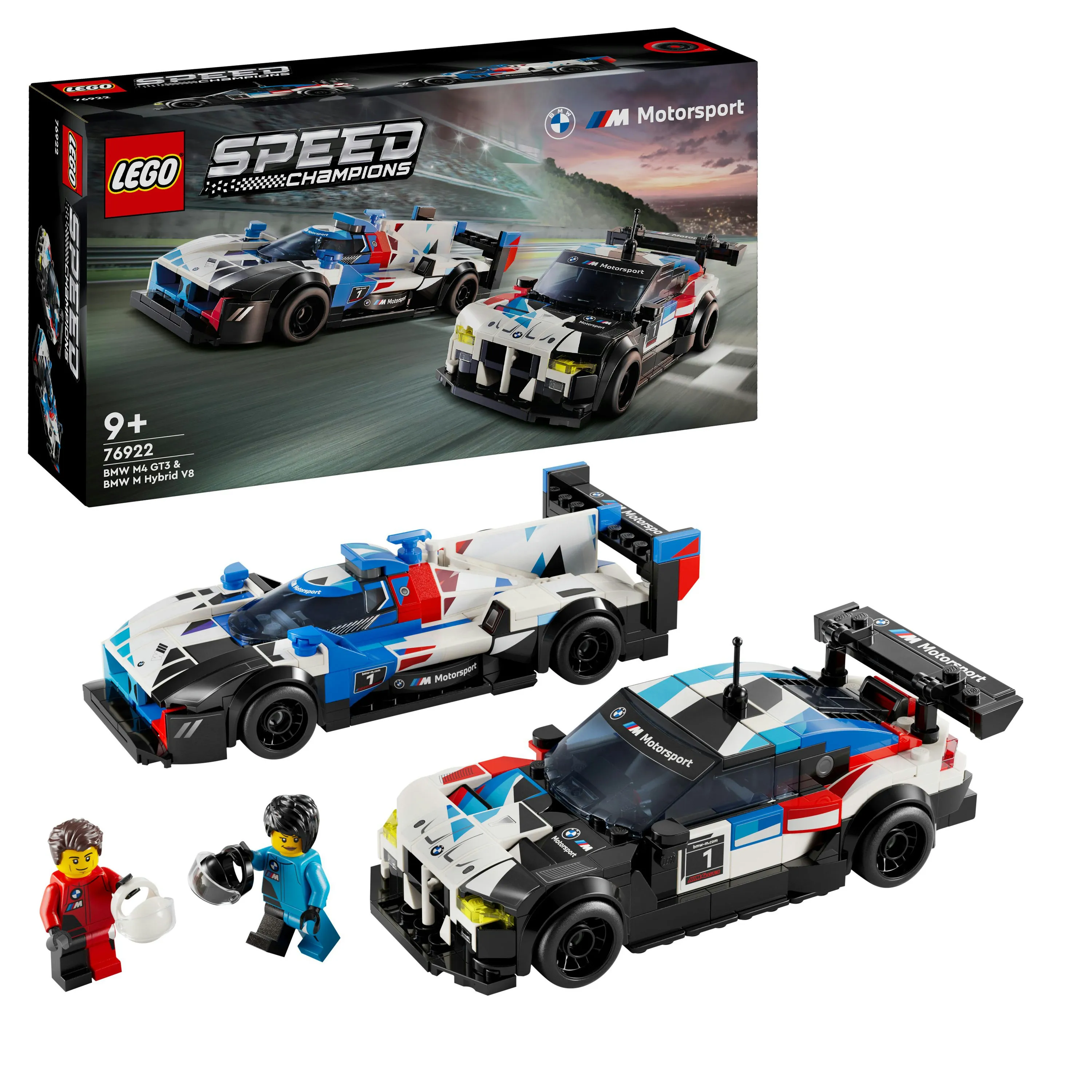 LEGO Speed Champions BMW M4 GT3 and BMW M Hybrid V8 76922