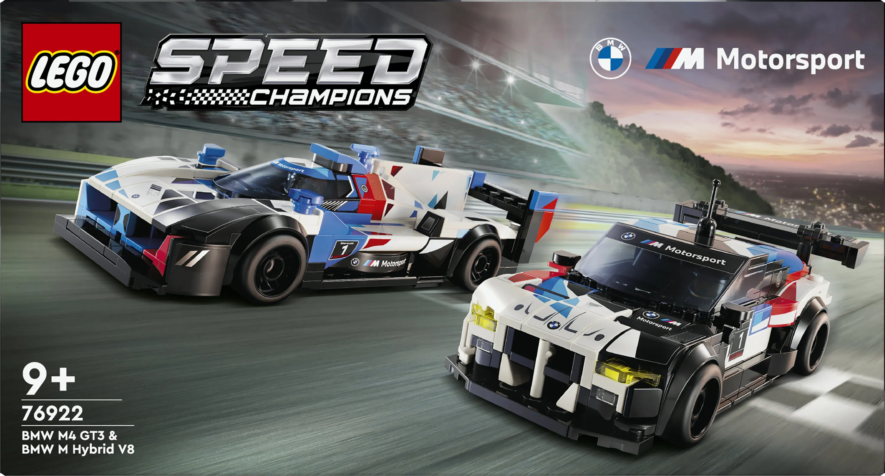 LEGO Speed Champions BMW M4 GT3 and BMW M Hybrid V8 76922