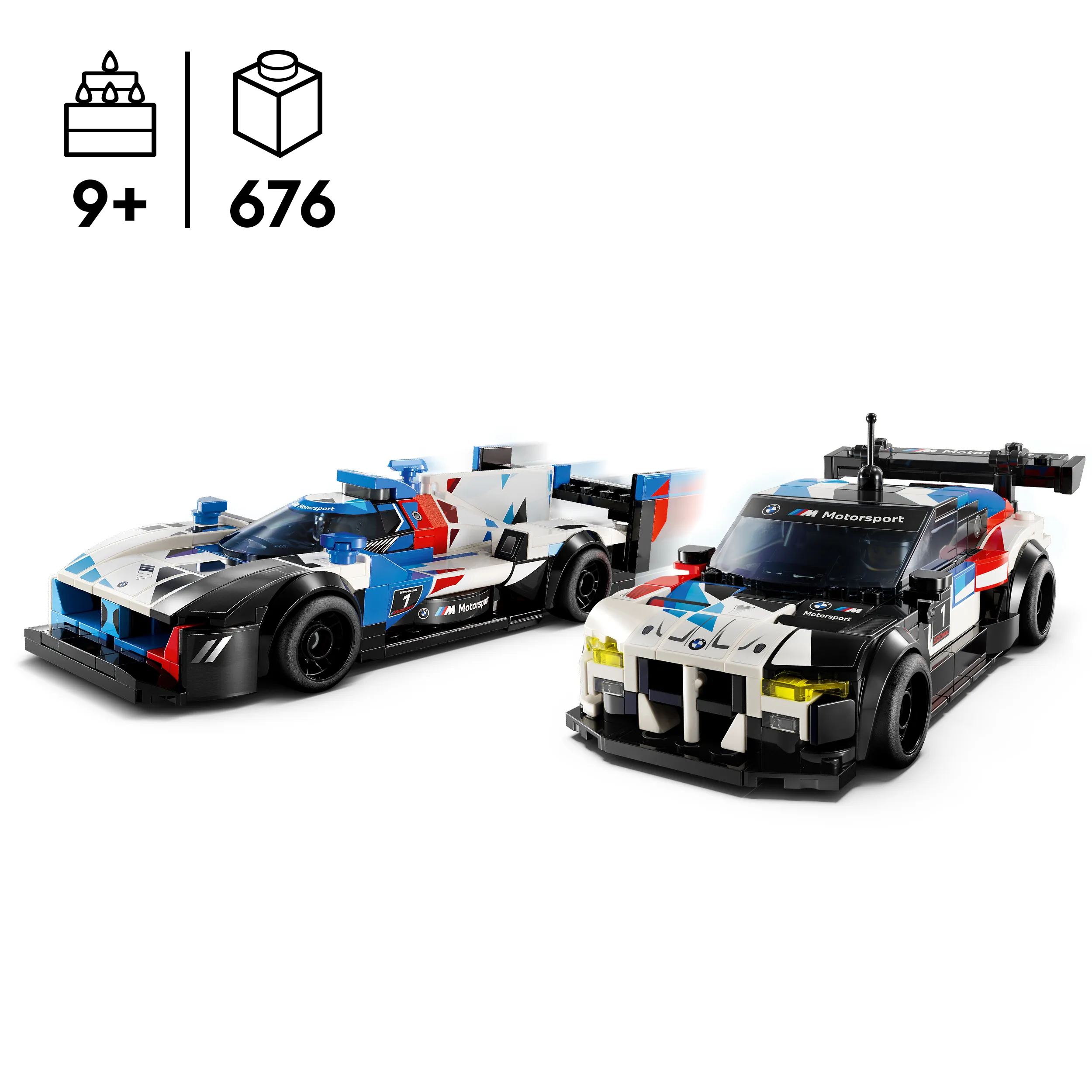 LEGO Speed Champions BMW M4 GT3 and BMW M Hybrid V8 76922