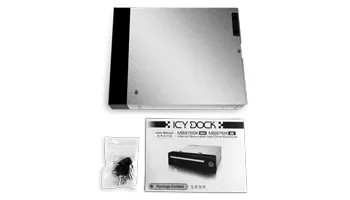ICY DOCK 1x 2.5"/3.5" SATA in 1x 5.25" bay mobile rack 40mm fan keyloc