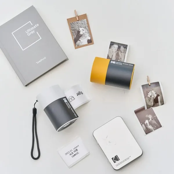 KODAK Instant Camera Memo Shot MS100 White Bundle