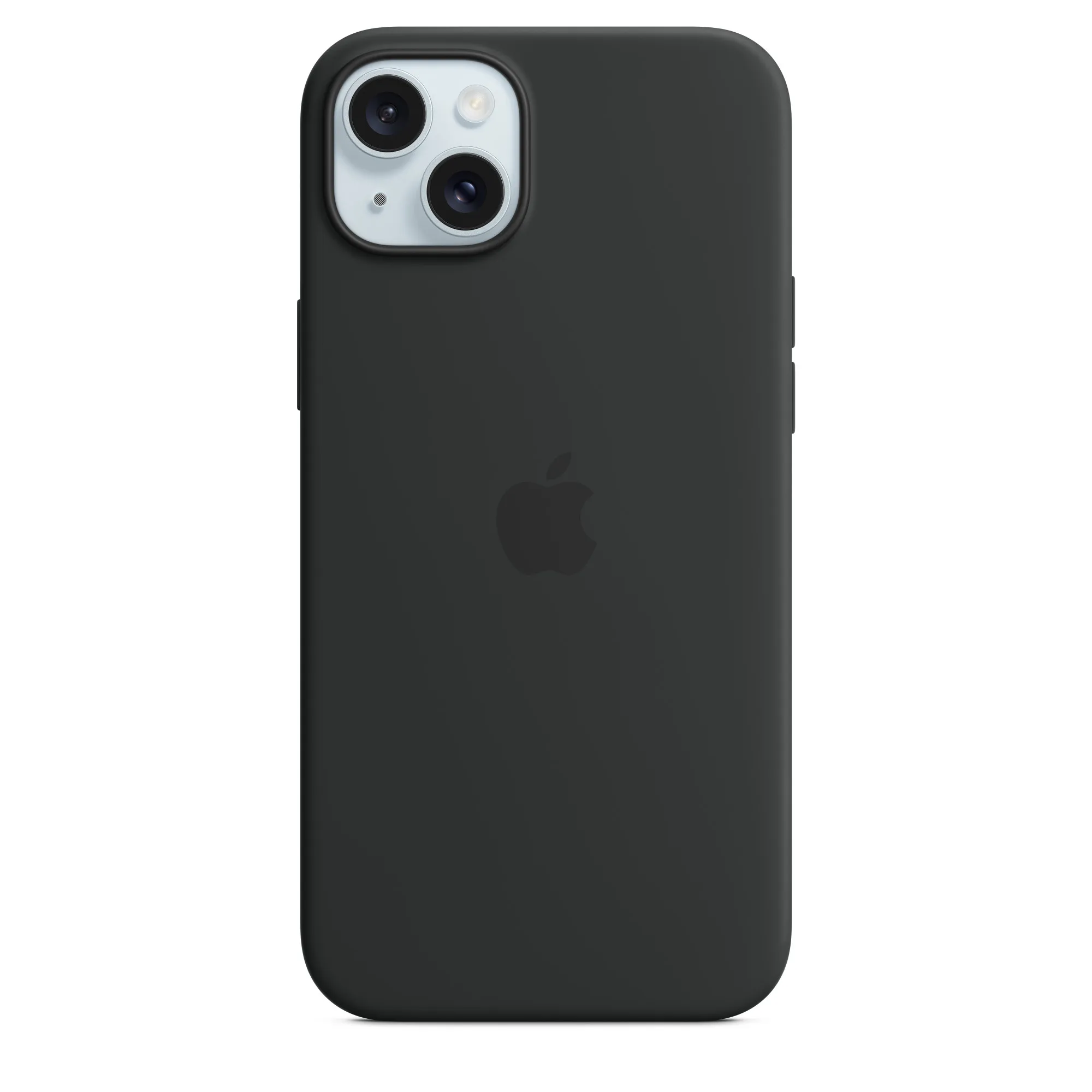Apple iPhone 15 Plus Silicone Case with MagSafe, Black