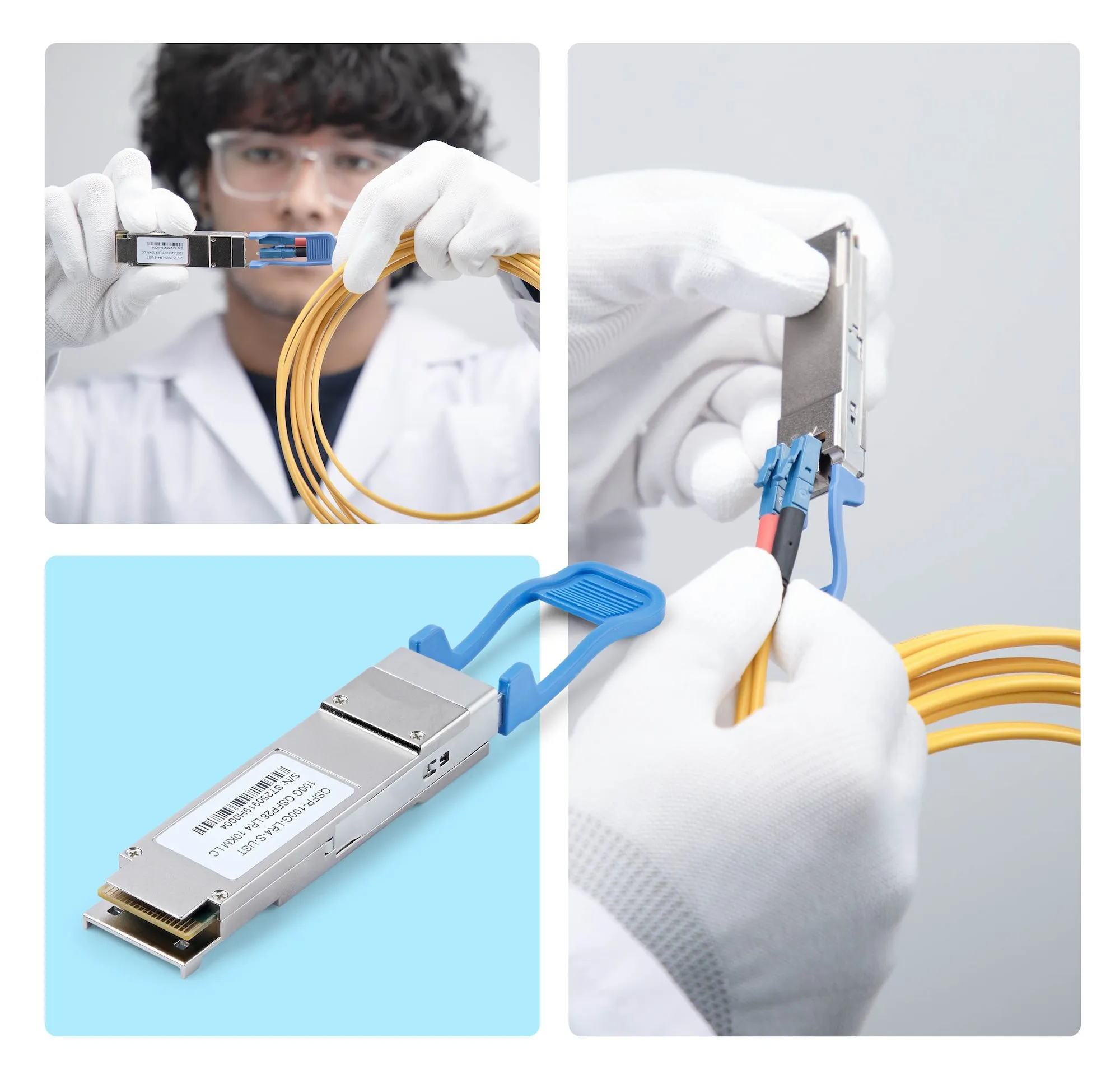 StarTech.com QSFP-400G-DR4-UST - Network transceiver module, silver