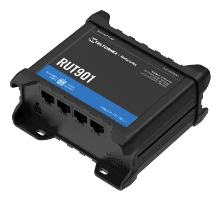 Teltonika RUT901 - Industriell mobil router, Svart