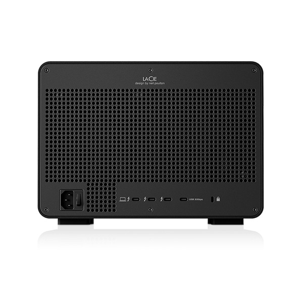 LaCie 8big Pro5  Thunderbolt 128 Tt 3.5" -p&ouml;yt&auml;mallinen ulkoinen HDD, musta