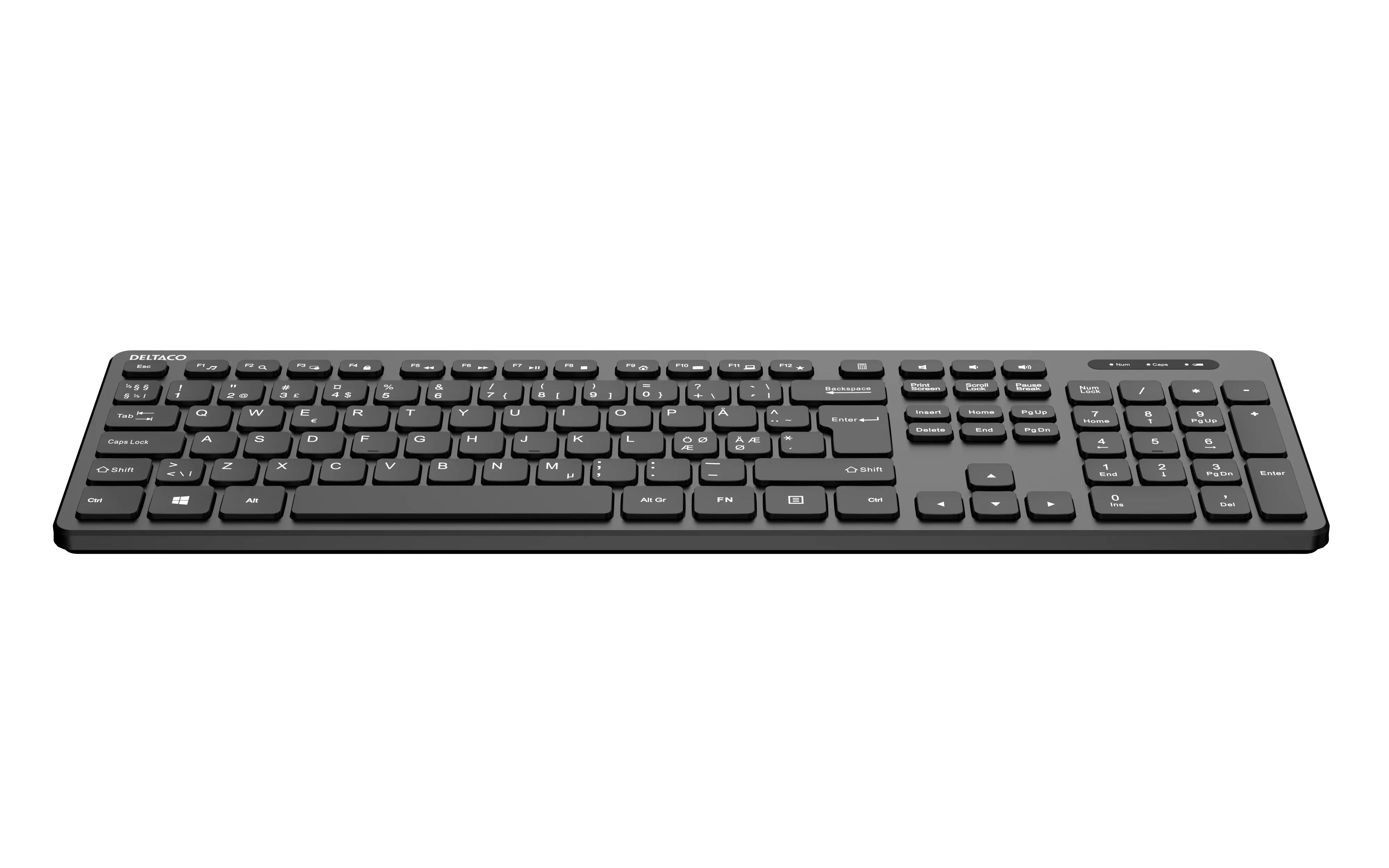 Deltaco TB-626-1S Keyboard, Membrane