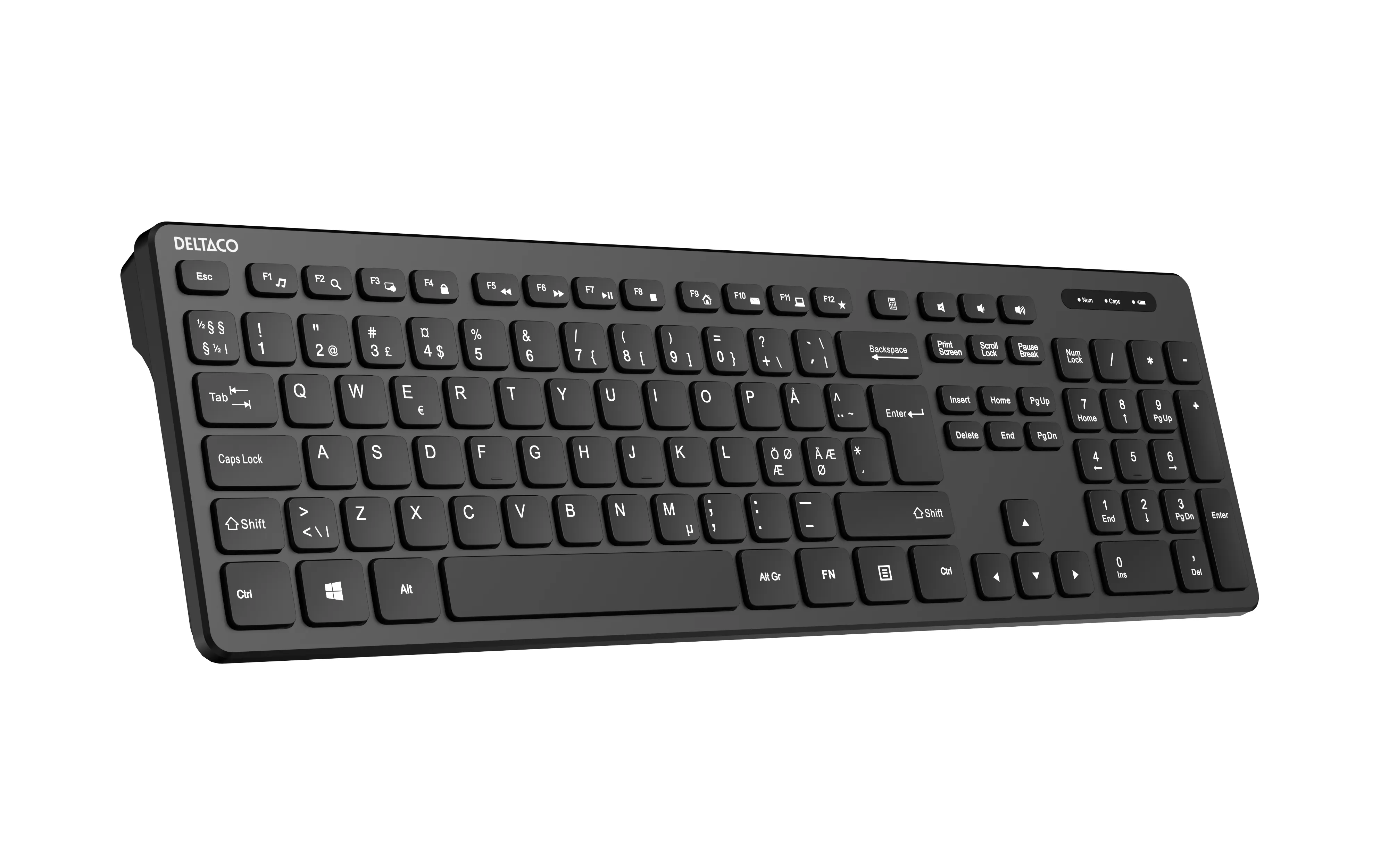 Deltaco TB-626-1S Keyboard, Membrane