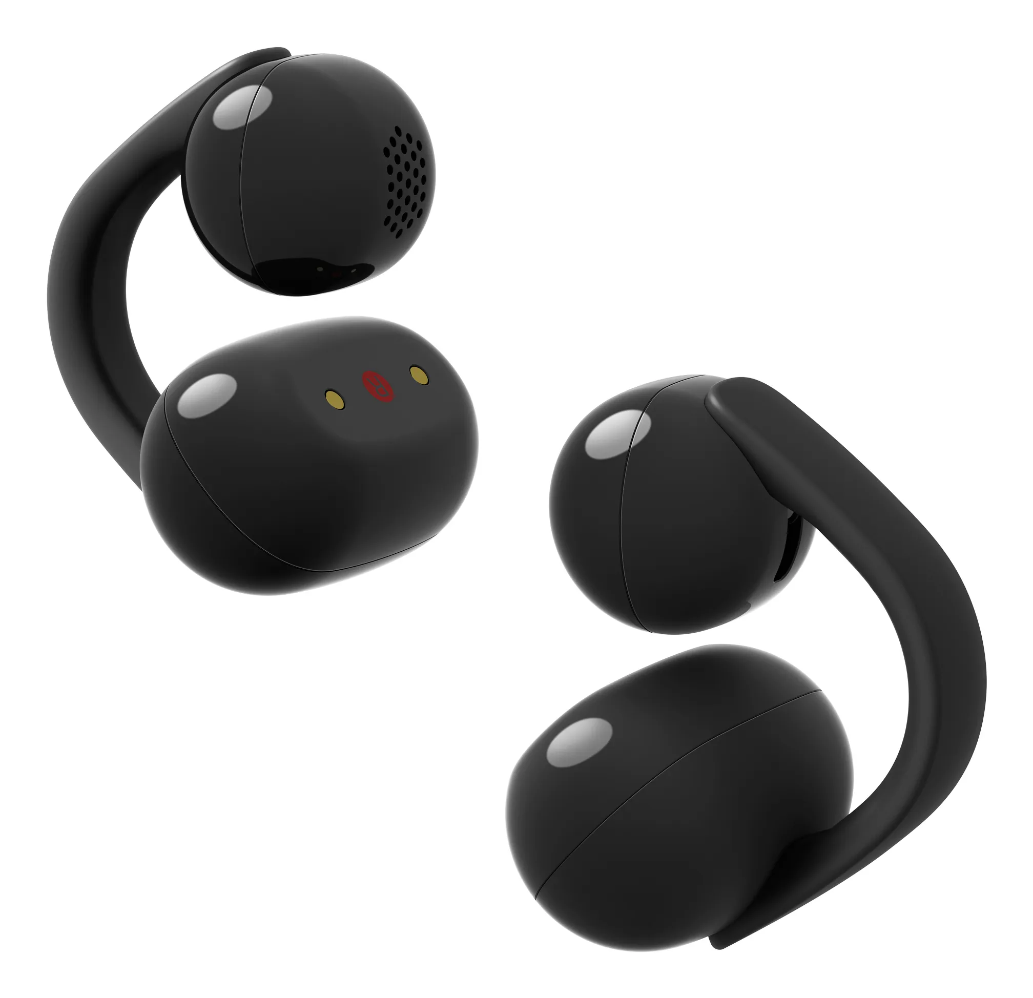 Sony LinkBuds Clip tr&aring;dl&ouml;sa in-ear h&ouml;rlurar, svart