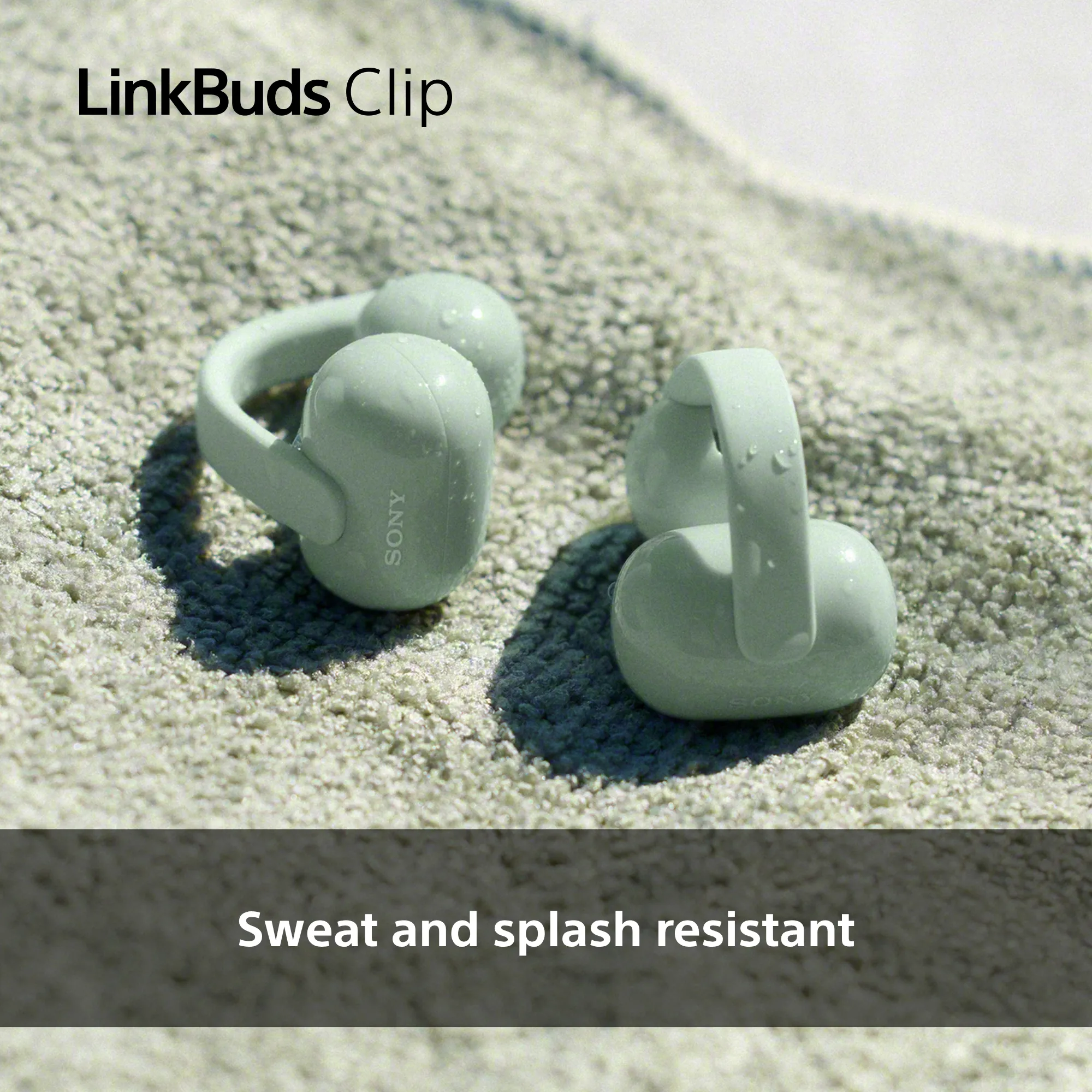 Sony LinkBuds Clip Wireless Earbuds, Green