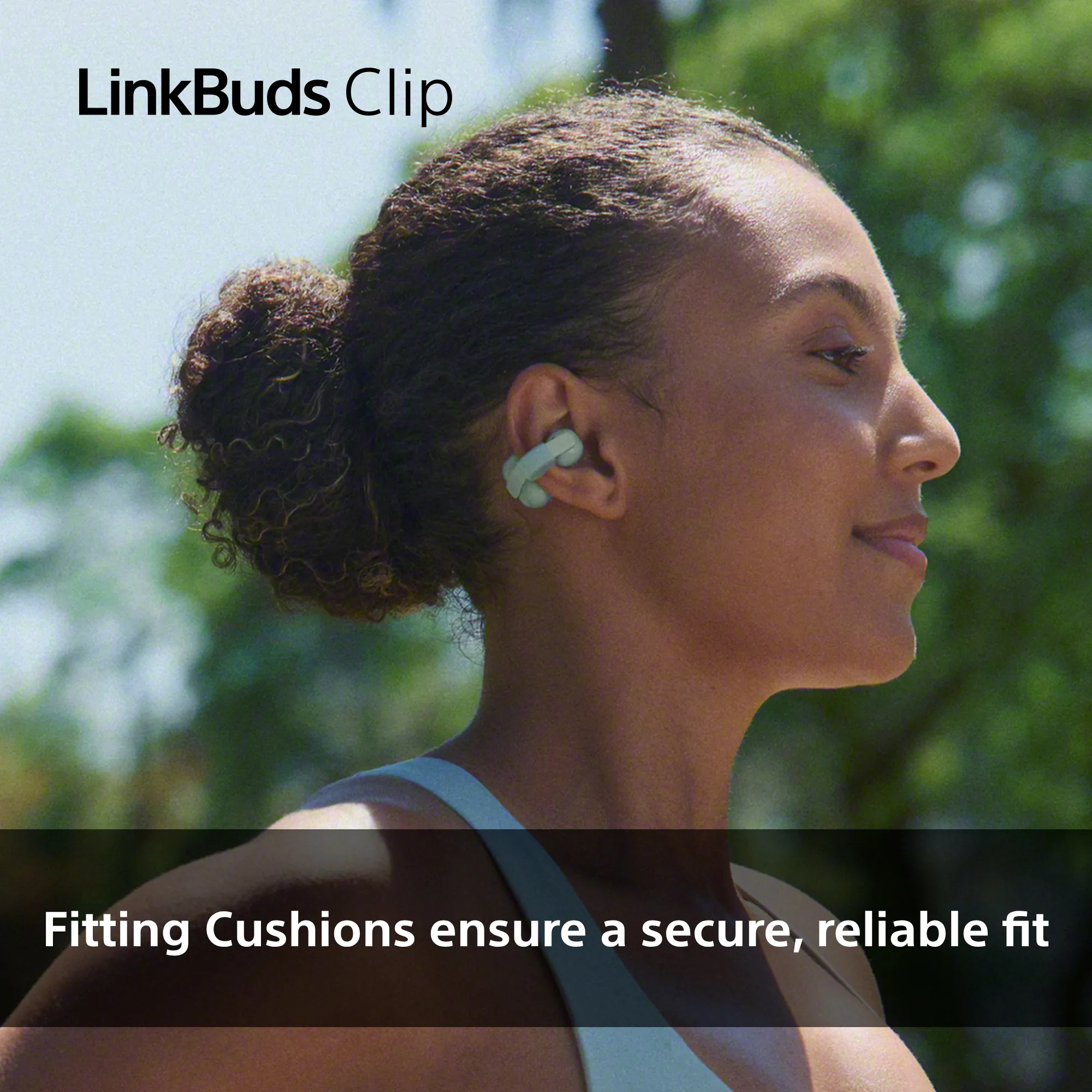 Sony LinkBuds Clip Wireless Earbuds, Green