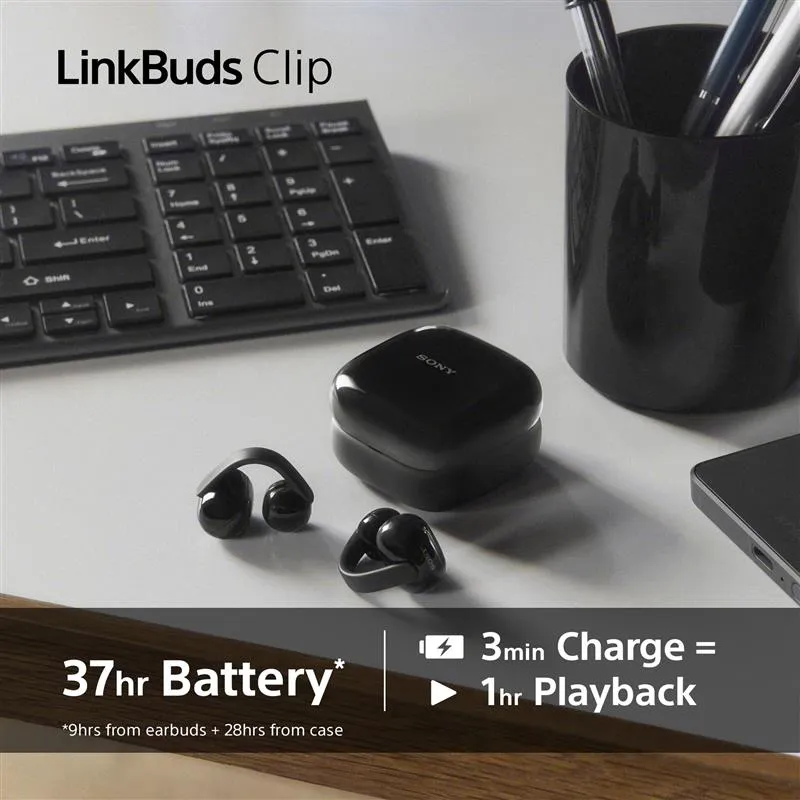 Sony LinkBuds Clip Wireless Earbuds, Green