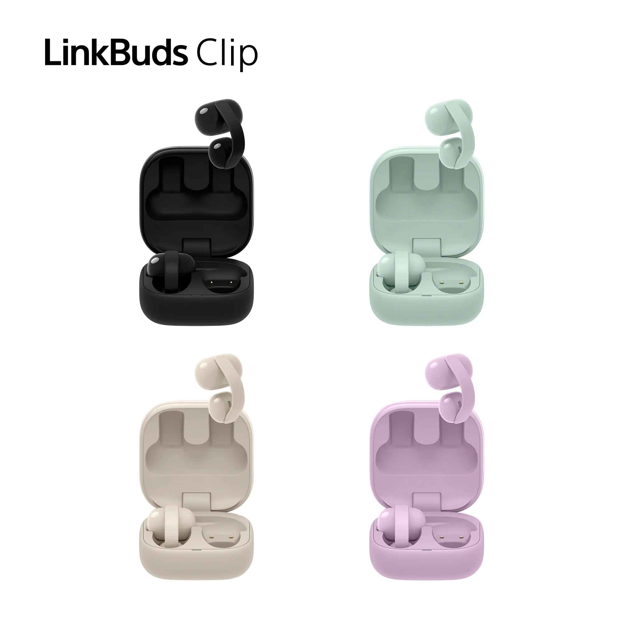 Sony LinkBuds Clip Wireless Earbuds, Green