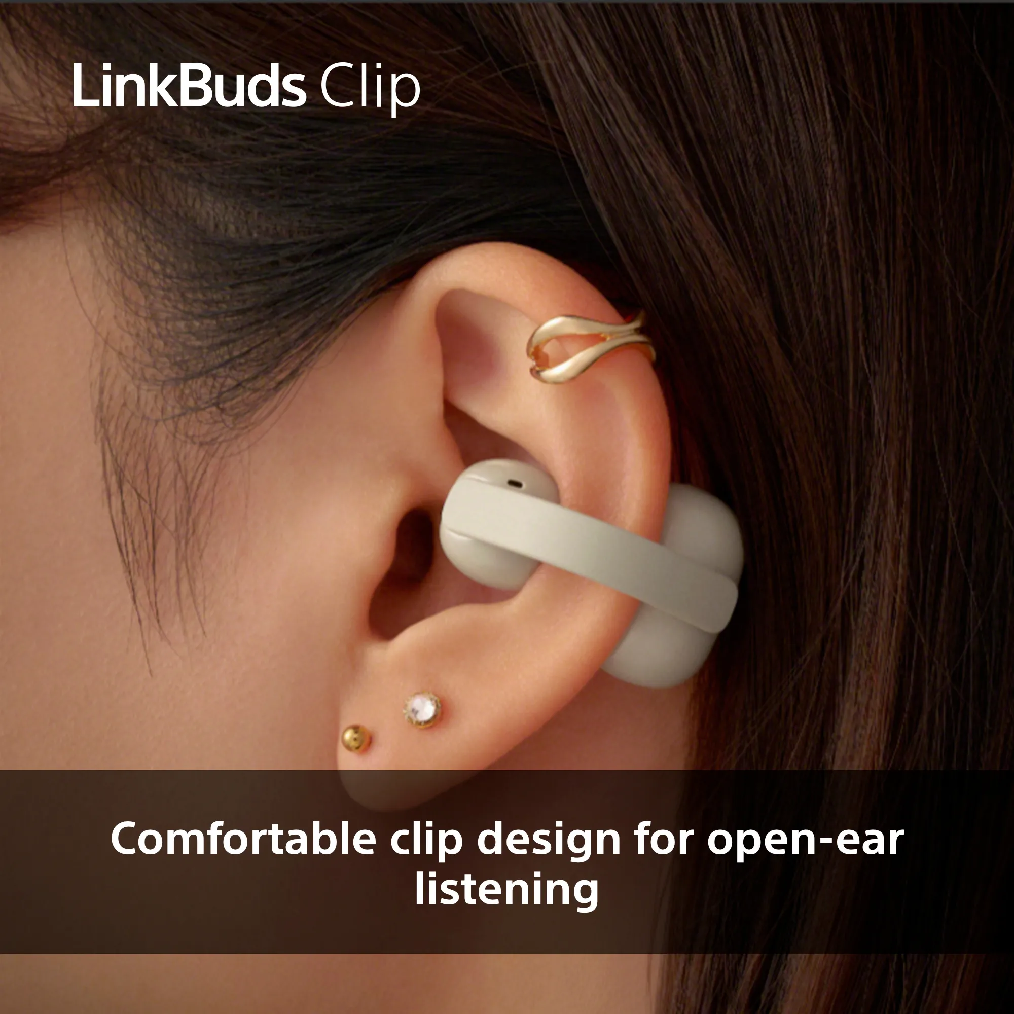 Sony LinkBuds Clip Wireless Earbuds, Green