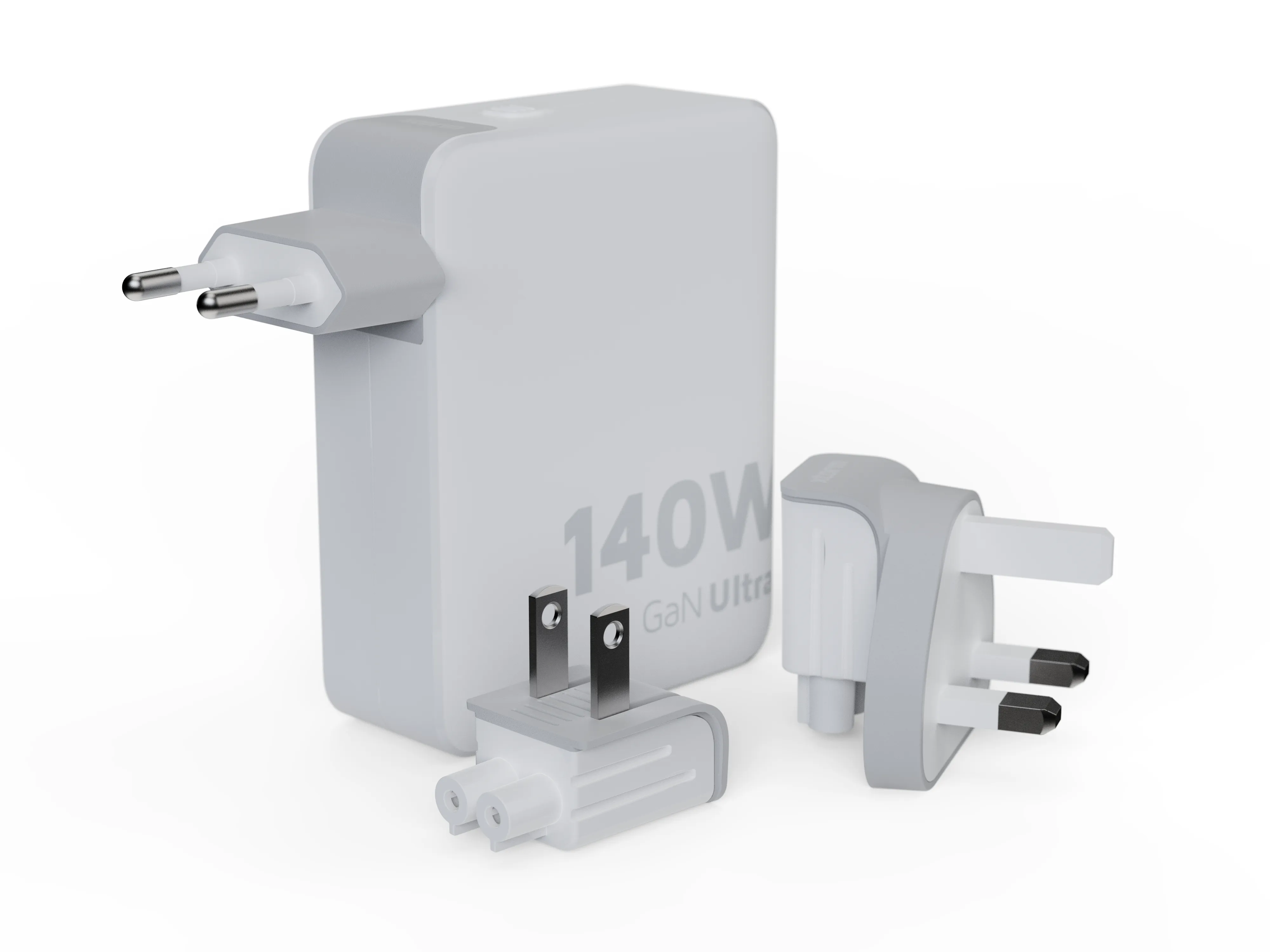 Xtorm 140W GaN-Ultra Travel Charger/USB-C PD - cable, 2m, White