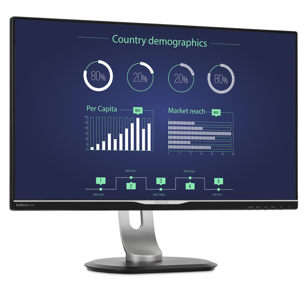 Philips 25&quot; 258B6QUEB, QHD, IPS - monitor