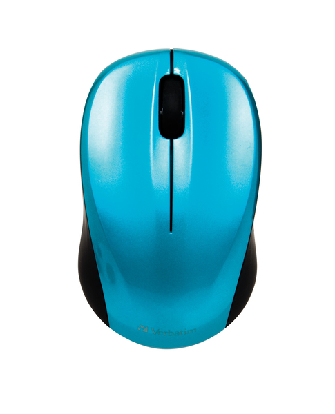 Verbatim Go Nano Wireless Mouse, Caribbean Blue