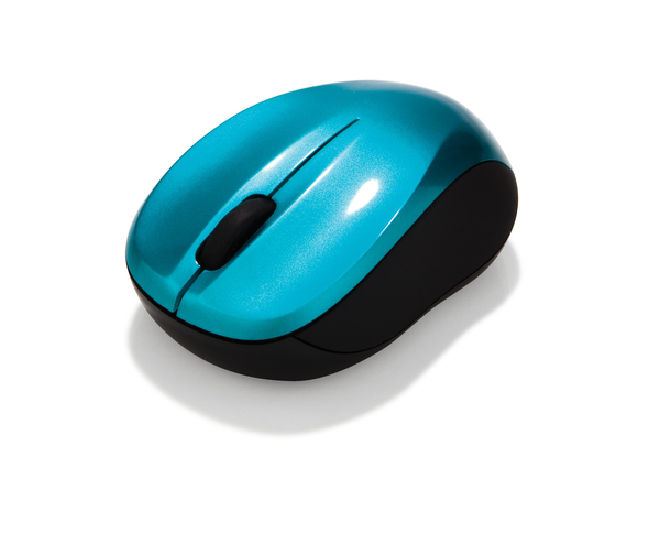 Verbatim Go Nano Wireless Mouse, Caribbean Blue