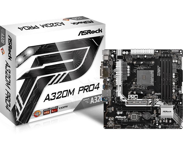 Asrock A320M, mATX -emolevy