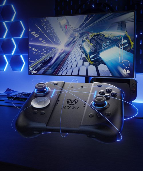 NYXI Hyperion 3 Ultra Wireless HD2 Game Controller for Nintendo Switch 2, Black