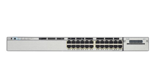 Cisco Catalyst 3750X-24U-S - Kytkin - Hallinnoitu - 24 x 10/100/1000 (UPOE) - r&auml;kkiin asennettava - UPOE (800 W)