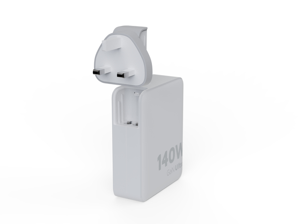 Xtorm 140W GaN-Ultra Travel Charger/USB-C PD - kabel, 2m, Vit