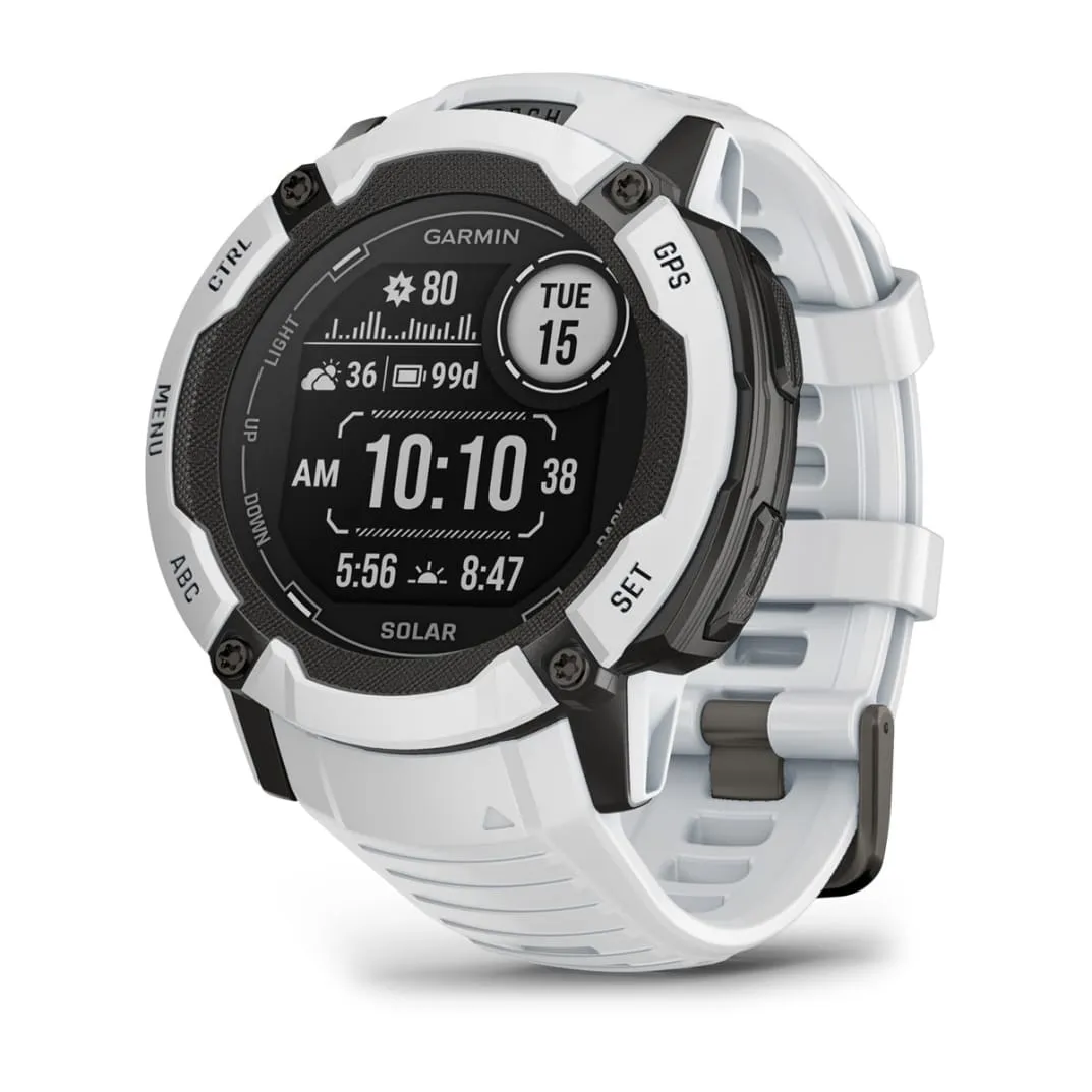 Garmin Instinct 2X Solar -GPS - smart watch, solar white