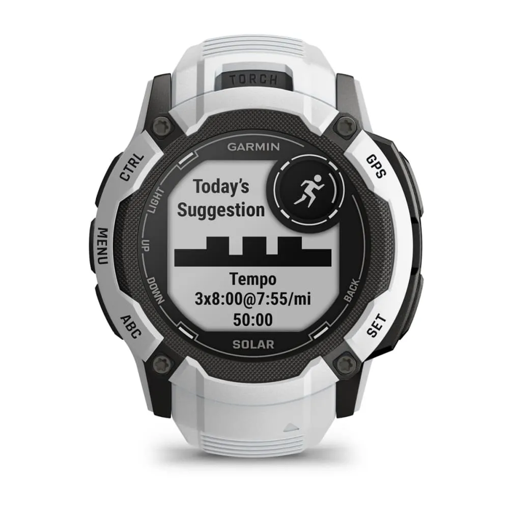 Garmin Instinct 2X Solar -GPS - smart watch, solar white