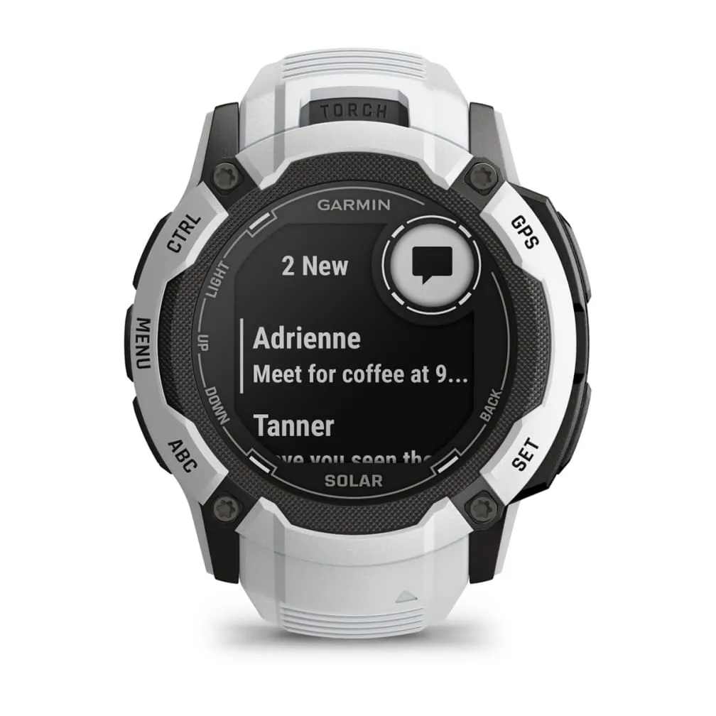 Garmin Instinct 2X Solar -GPS - smart watch, solar white