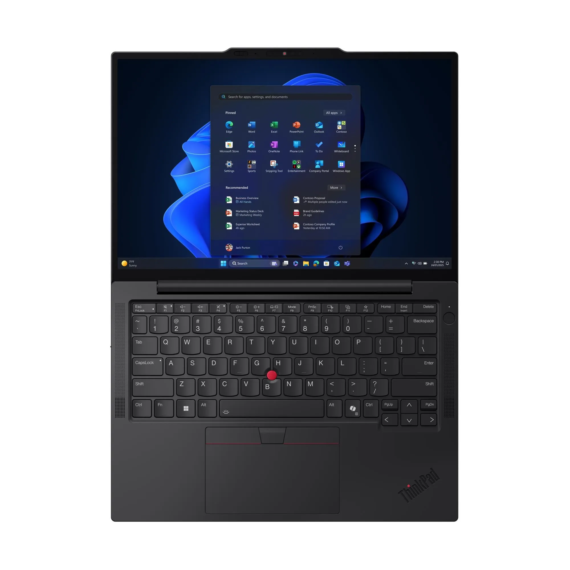 Lenovo ThinkPad X13 Gen 7 13.3" Ultra 5 325, 16 GB, 512 GB, Win 11 Pro - b&auml;rbar dator, svart