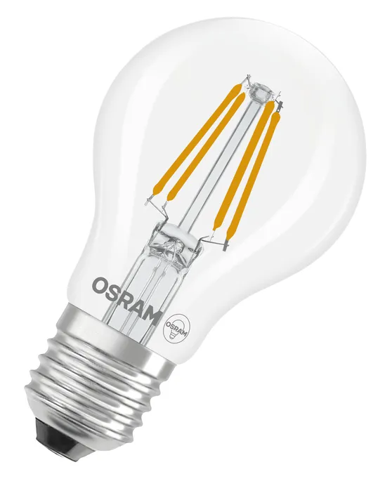 OSRAM LED Star Classic A 40 Filament 3.4 W E27 Warm White Clear