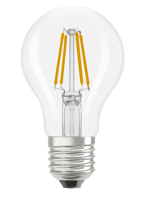OSRAM LED Star Classic A 40 Filament 3.4 W E27 Warm White Clear