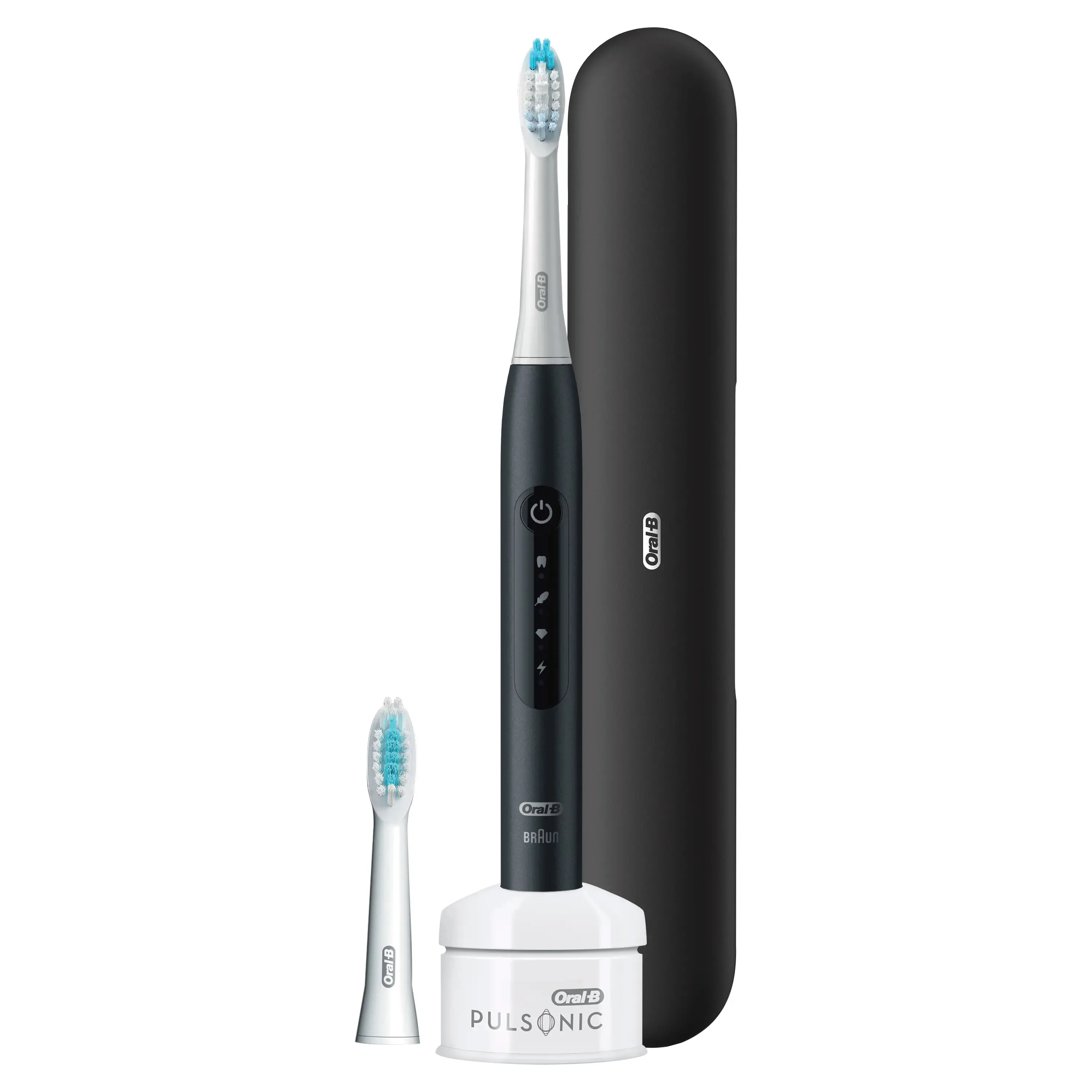 Braun Oral-B Pulsonic Slim - electric toothbrush + travelbag, Black