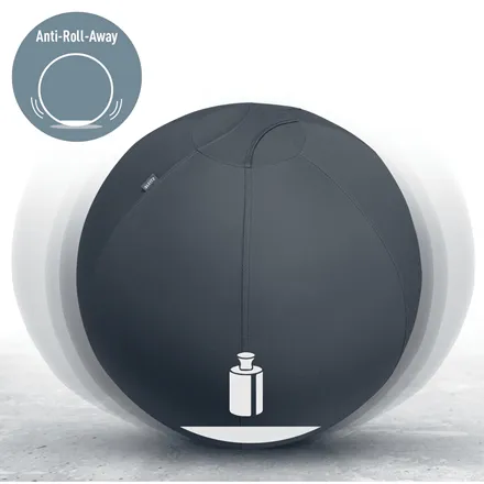 Leitz Ergo - activity ball, dark grey, 55cm