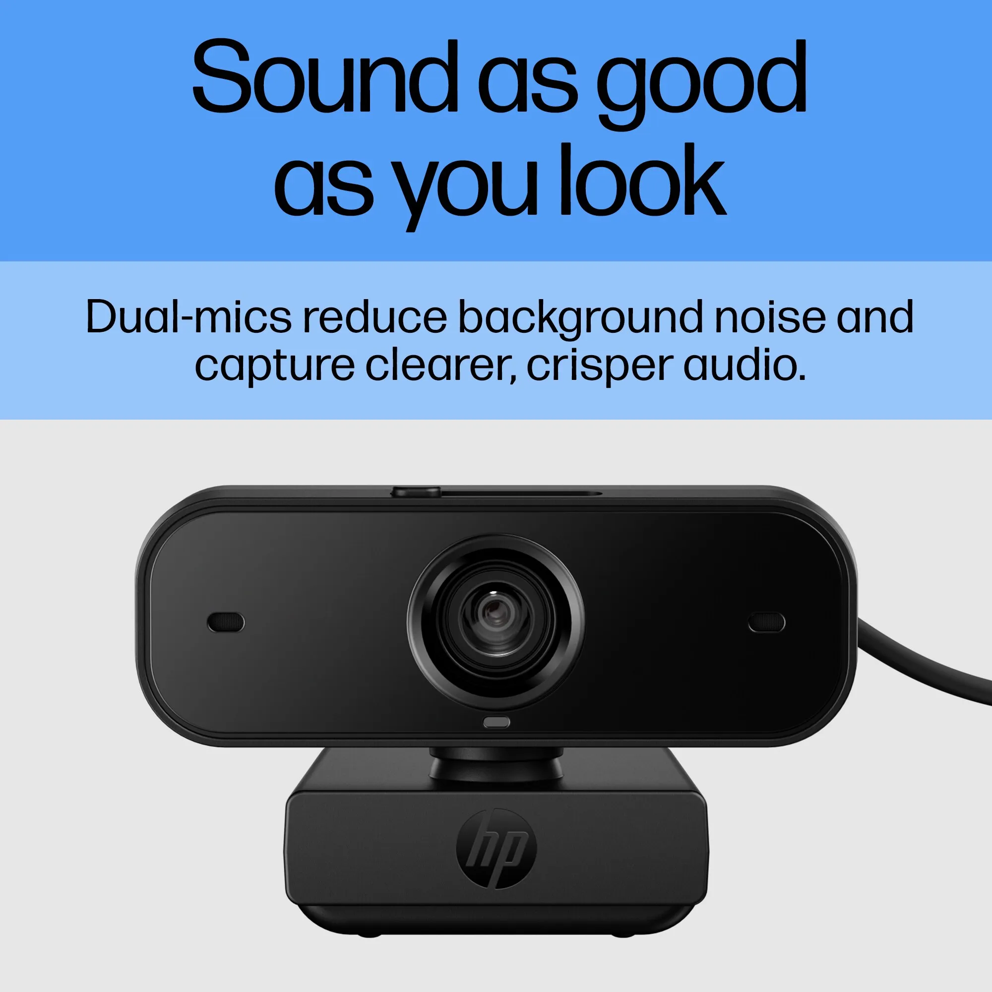 HP 435 Full HD - webcam, black