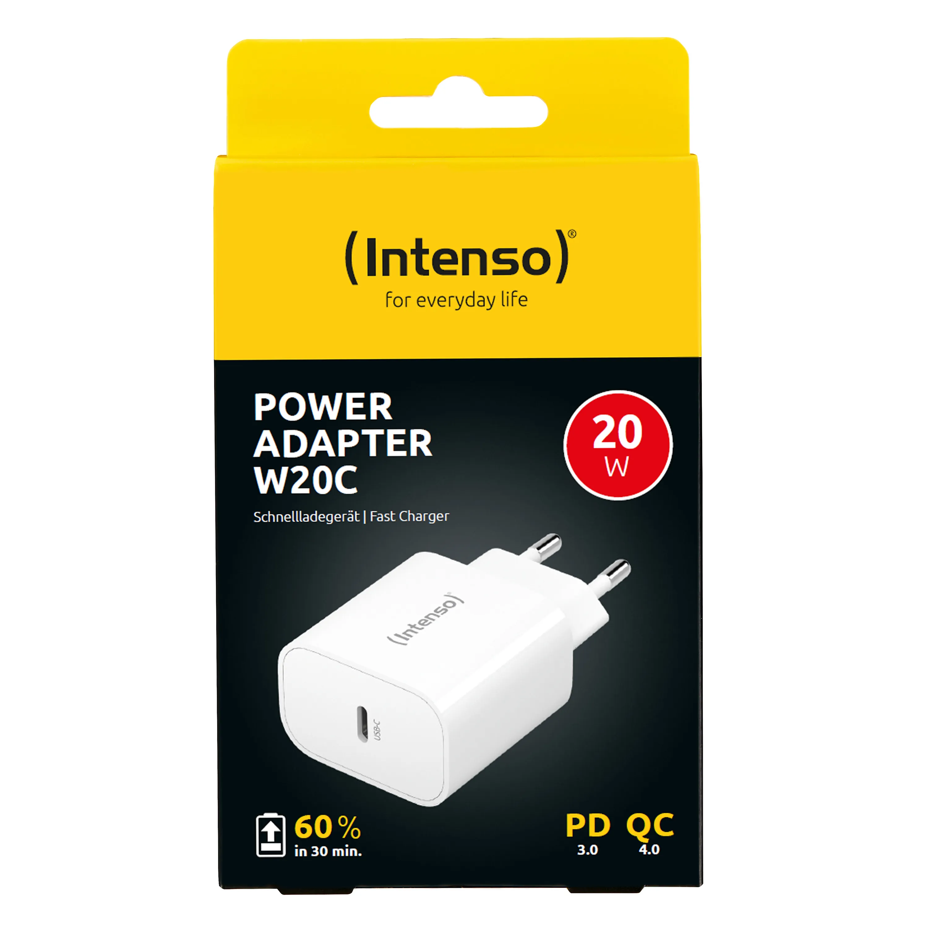 Intenso Power Adapter 1x USB-C 20W White