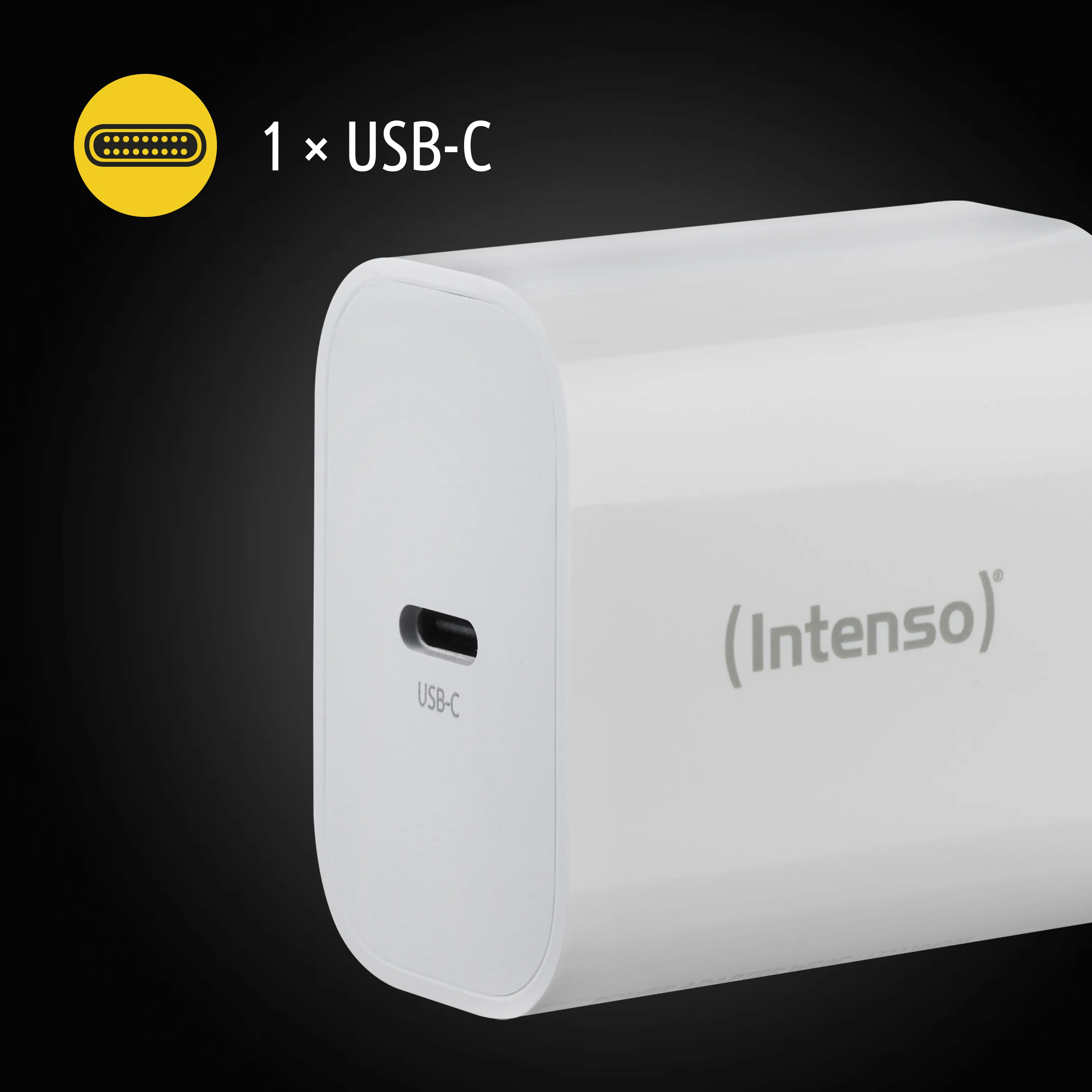 Intenso Power Adapter 1x USB-C 20W White