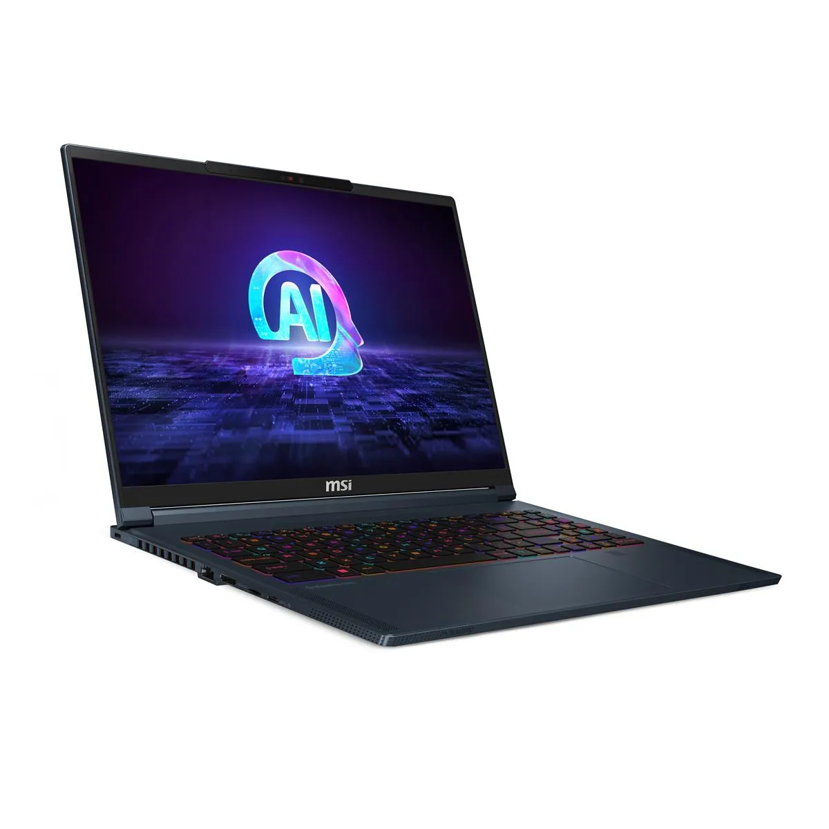 MSI Stealth 16 AI Studio 16" UHD+ 120Hz, Intel Core Ultra 9 185H, 32Gb RAM, 2Tb SSD, GeForce RTX 4070, Win 11 Pro - spelbärbar dator, Star Blue