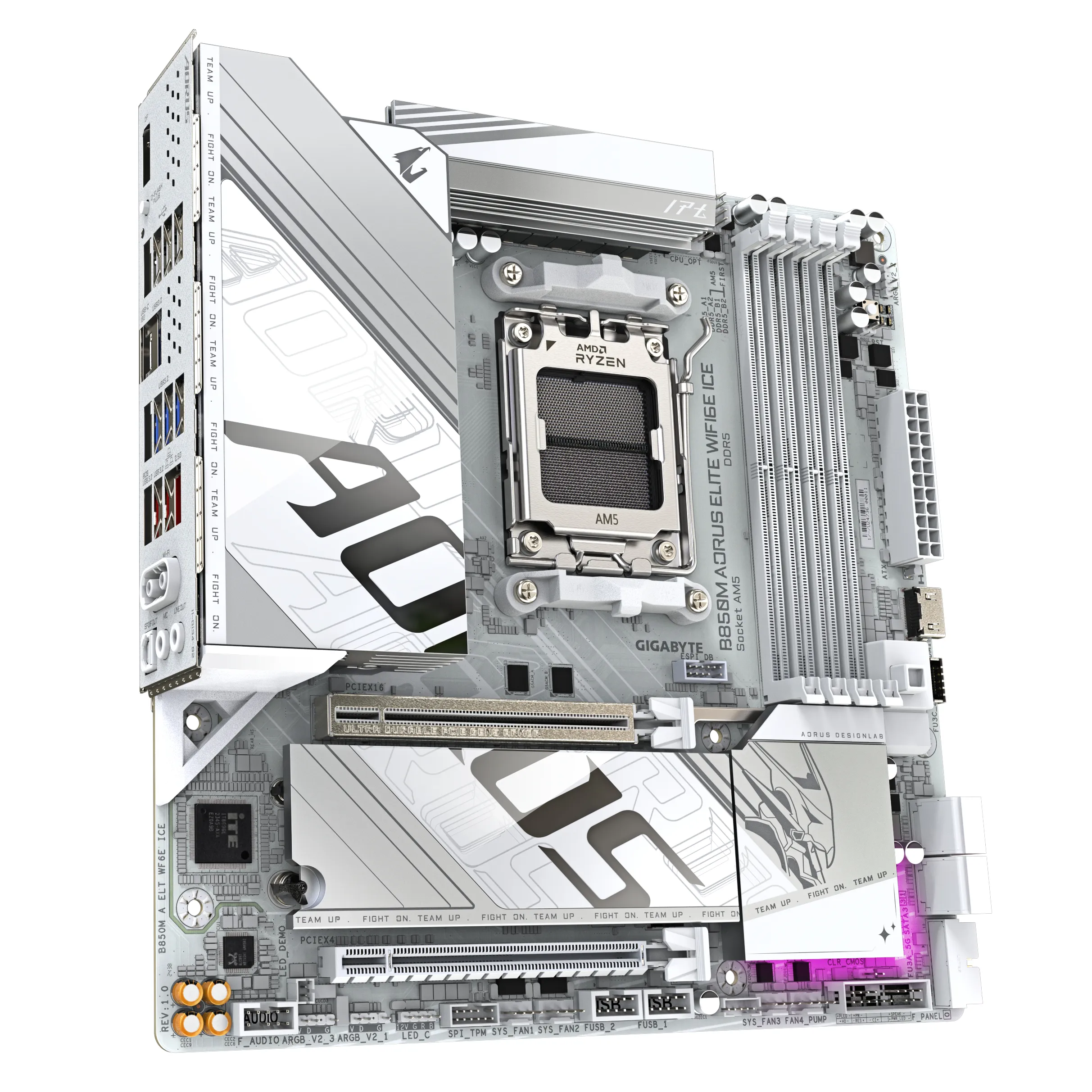 Gigabyte B850M Aorus Elite Ice WiFi 6E mATX - motherboard