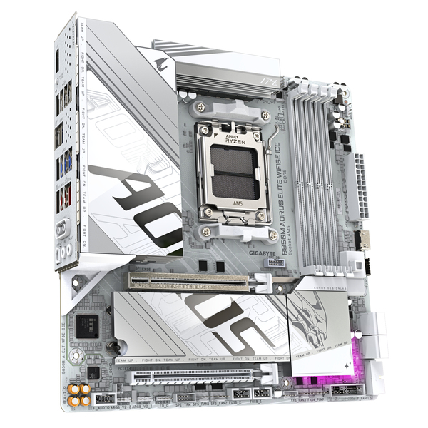 Gigabyte B850M Aorus Elite Ice WiFi 6E AM5 mATX - moderkort