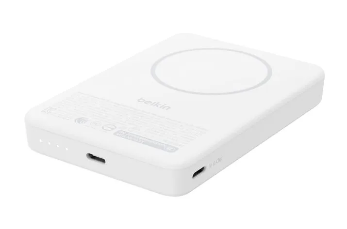 Belkin BOOSTCHARGE Slim Magnetic 10000 mAh, 15W, PD 20W - powerbank, White