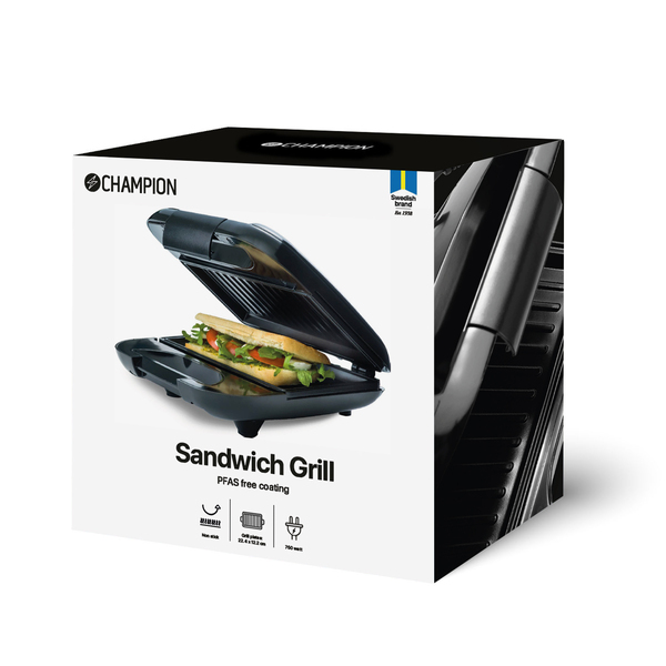 Champion SG400 Multi Health sandwich grill, 750W, Black