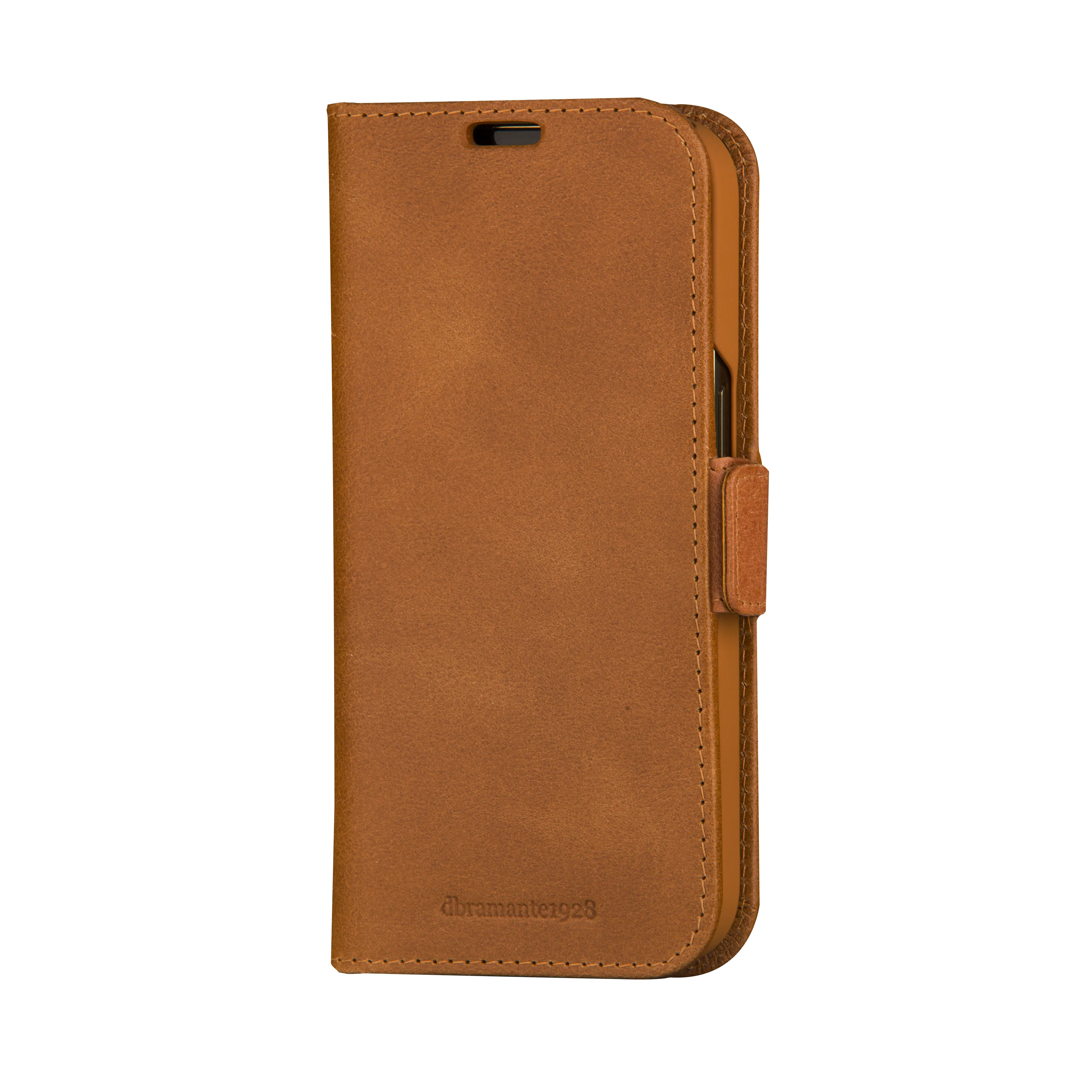 Dbramante1928 Copenhagen, iPhone 15 - Wallet Case, Tan