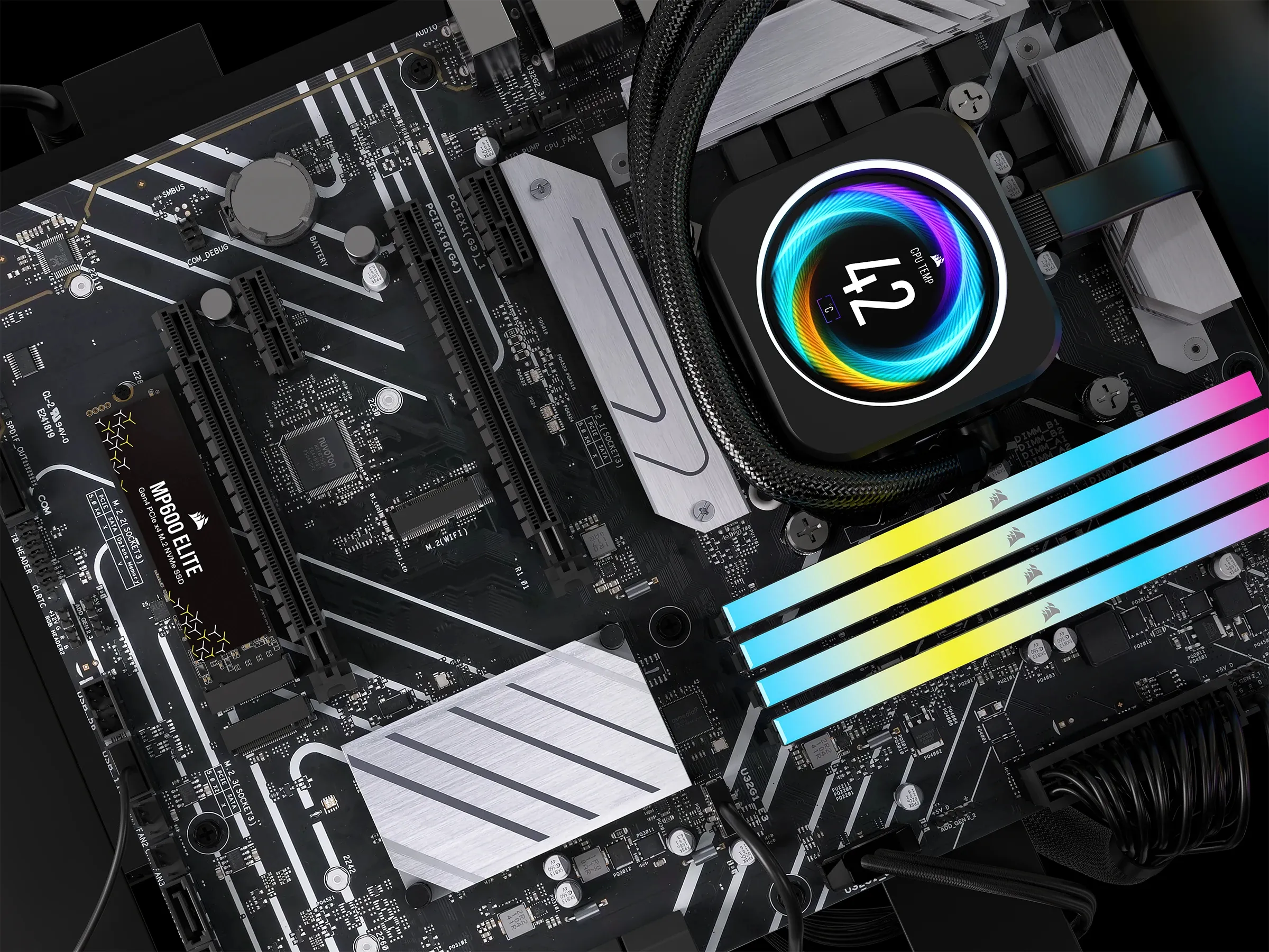 Corsair MP600 ELITE 4 TB, PCIe 4.0, M.2 - SSD