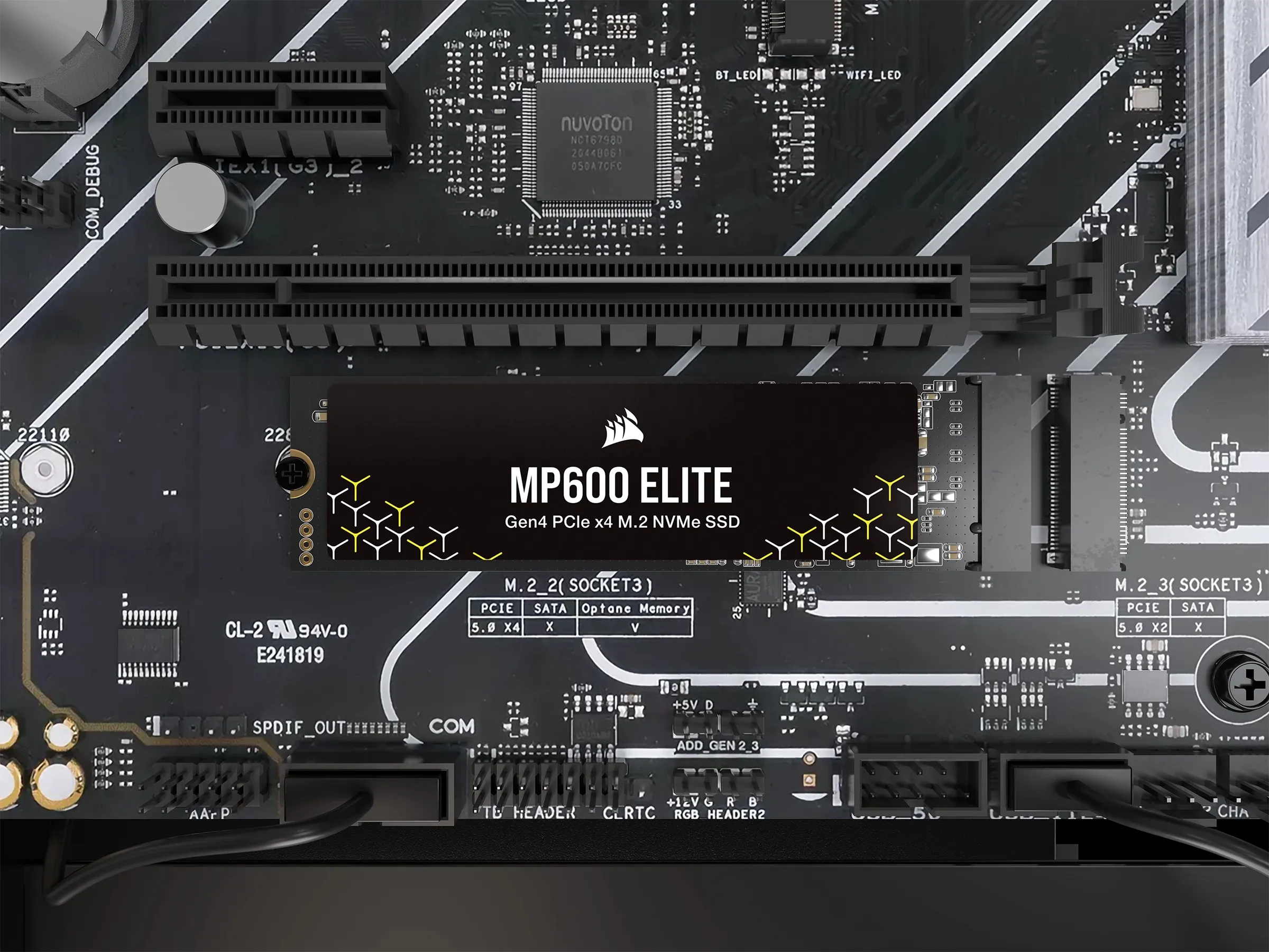 Corsair MP600 ELITE 4 TB, PCIe 4.0, M.2 - SSD