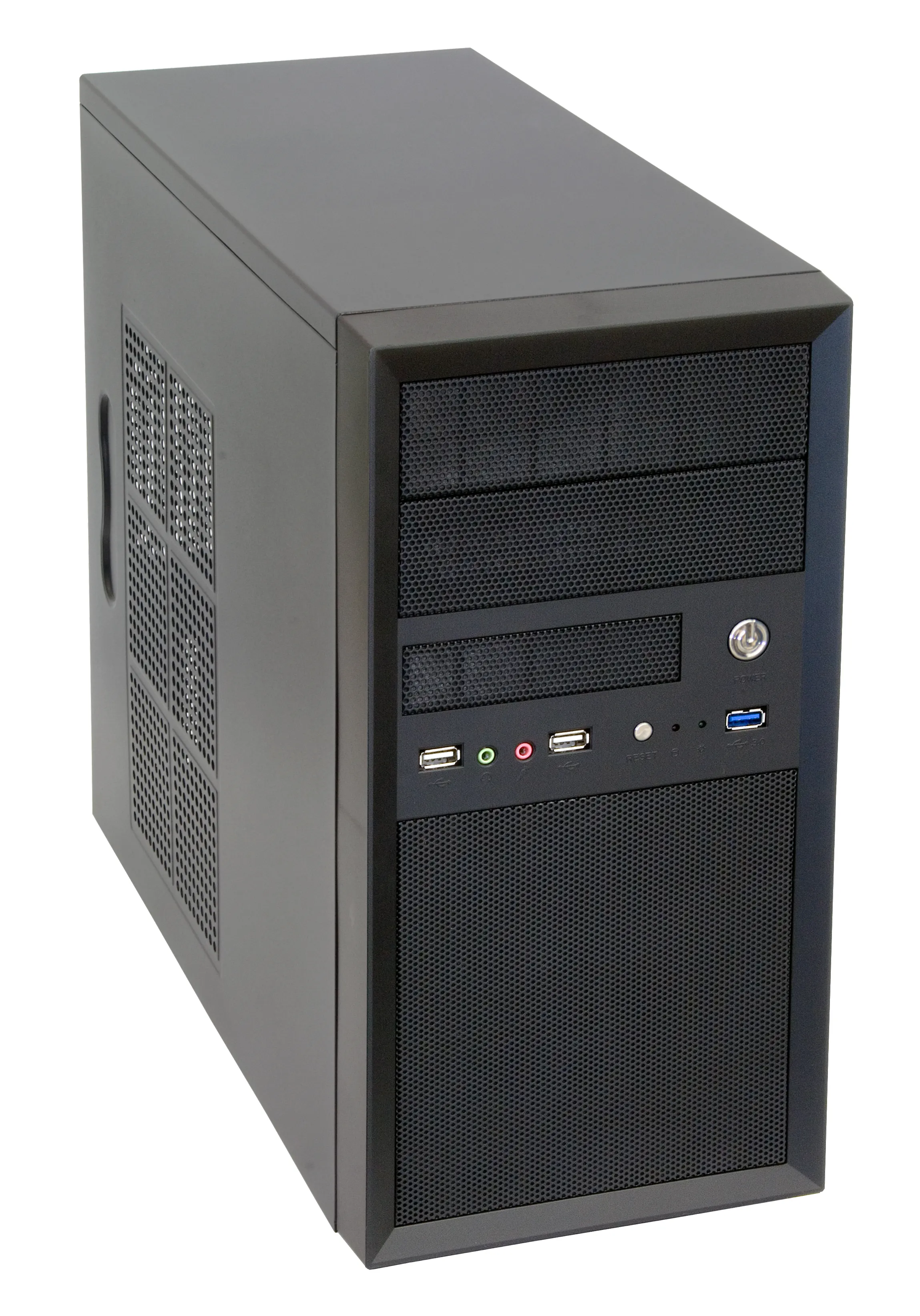Chieftec CT-01B-OP - Mini-tornikotelo, Musta