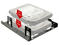 Delock Installation frame 3.5? > 2 x 2.5? HDD