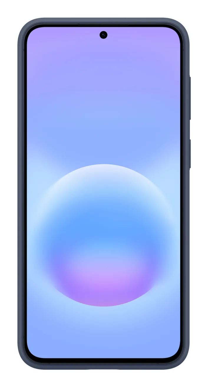 Samsung Galaxy A57 5G -silikonikuori, Tummansininen